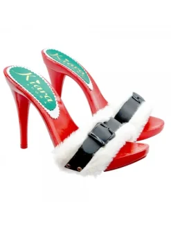 Kiara Shoes ZOCCOLI NATALIZI ROSSI CON... Rosso Outlet