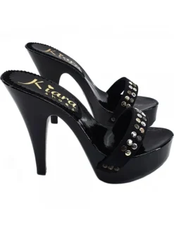 Kiara Shoes ZOCCOLI NERI... Nero Outlet