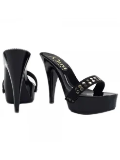 Kiara Shoes ZOCCOLI NERI... Nero Outlet