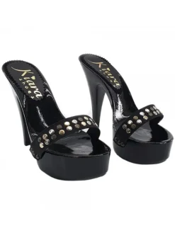 Kiara Shoes ZOCCOLI NERI... Nero Outlet