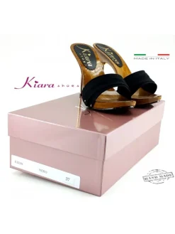 Kiara Shoes ZOCCOLI NERI Nero Sale