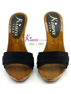 Kiara Shoes ZOCCOLI NERI Nero Sale
