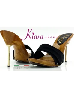 Kiara Shoes ZOCCOLI NERI Nero Sale