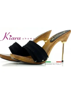 Kiara Shoes ZOCCOLI NERI Nero Sale