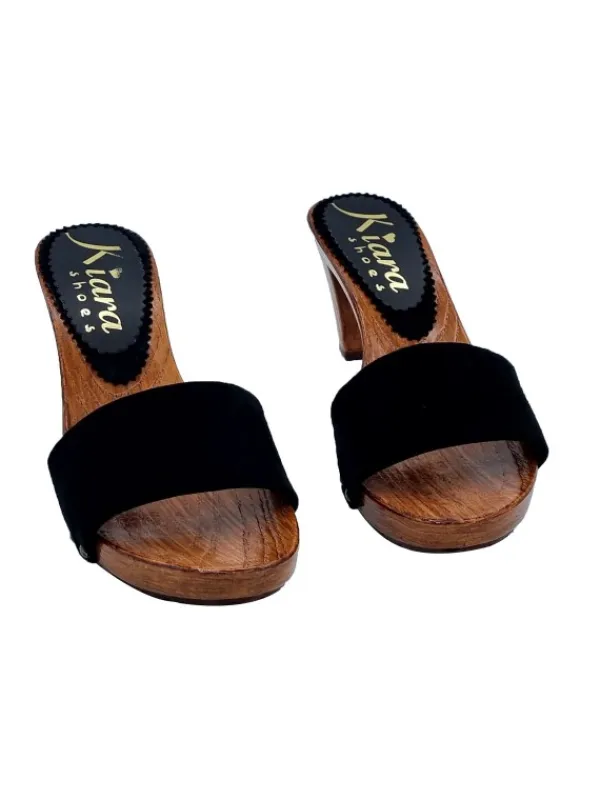Kiara Shoes ZOCCOLI NERI COMODI IN... Nero Best