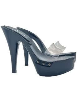 Kiara Shoes ZOCCOLI NERI CON FASCIA... Nero New