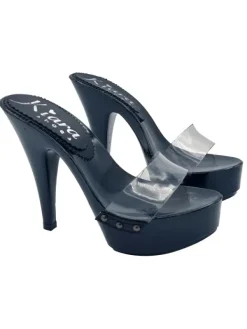 Kiara Shoes ZOCCOLI NERI CON FASCIA... Nero New