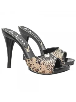 Kiara Shoes ZOCCOLI NERI CON FASCIA...