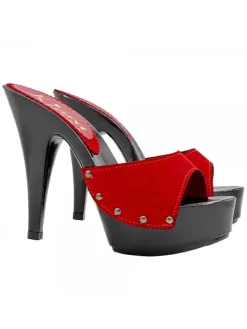 Kiara Shoes ZOCCOLI NERI CON FASCIA IN... Rosso Best