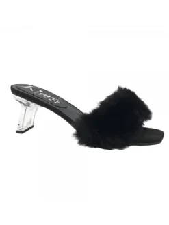 Kiara Shoes ZOCCOLI NERI CON PELLICCIA...