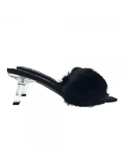 Kiara Shoes ZOCCOLI NERI CON PELLICCIA...