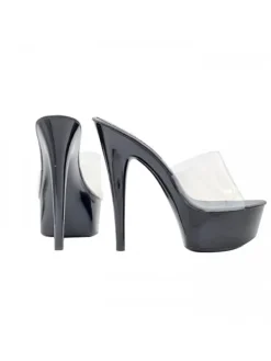 Kiara Shoes ZOCCOLI NERI FASCIA... Nero Outlet