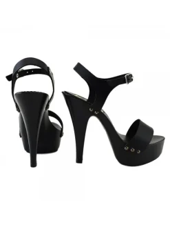 Kiara Shoes ZOCCOLI NERI IN PELLE Nero Sale