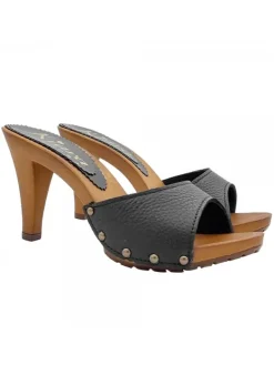 Kiara Shoes ZOCCOLI NERI IN PELLE... Nero Hot