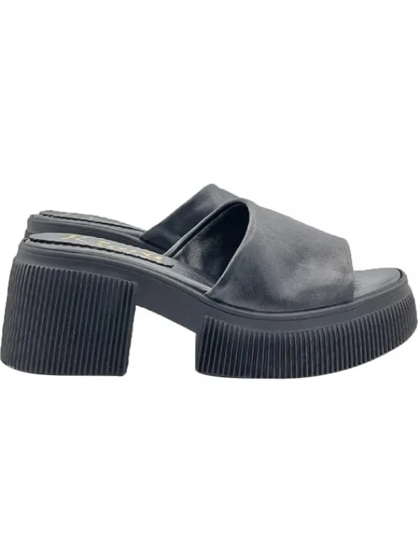 Kiara Shoes ZOCCOLI NERI IN PELLE CON... Nero Online