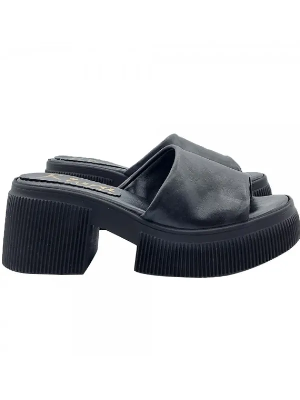 Kiara Shoes ZOCCOLI NERI IN PELLE CON... Nero Online