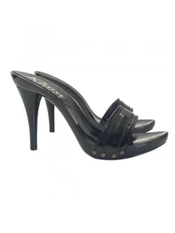Kiara Shoes ZOCCOLI NERI IN VERNICE... Nero Clearance