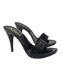 Kiara Shoes ZOCCOLI NERI IN VERNICE... Nero Clearance