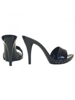 Kiara Shoes ZOCCOLI NERI IN VERNICE... Nero Clearance