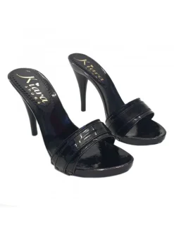 Kiara Shoes ZOCCOLI NERI IN VERNICE... Nero Clearance