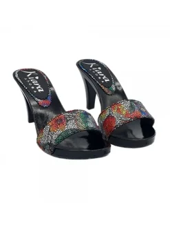 Kiara Shoes ZOCCOLI NERI LACCATI CON... Discount