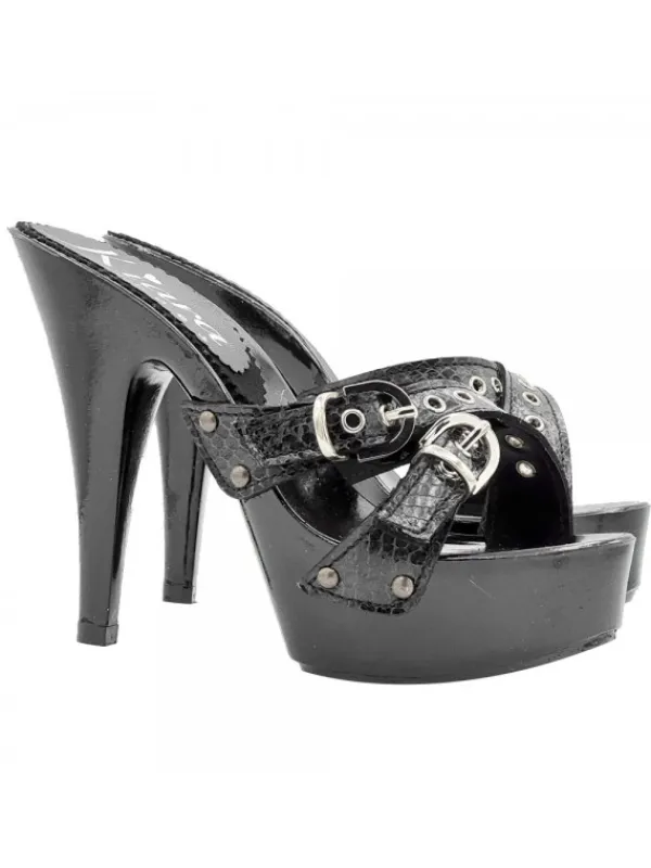 Kiara Shoes ZOCCOLI NERI "EFFETTO... Nero New