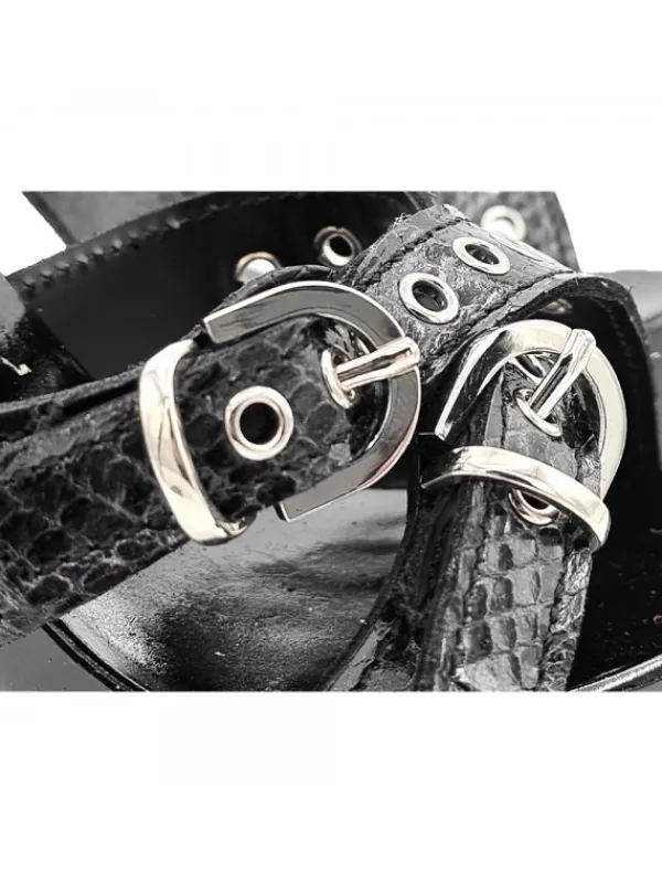 Kiara Shoes ZOCCOLI NERI "EFFETTO... Nero New