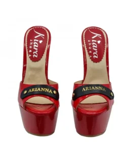Kiara Shoes ZOCCOLI PERSONALIZZATI IN... Rosso Clearance