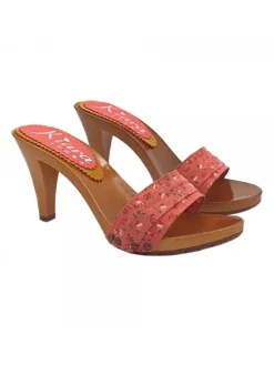 Kiara Shoes ZOCCOLI PRIMAVERA TACCO 9 Rosa Clearance