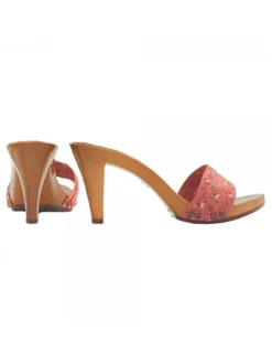 Kiara Shoes ZOCCOLI PRIMAVERA TACCO 9 Rosa Clearance