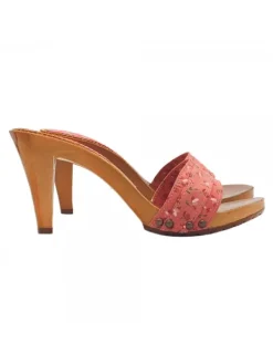 Kiara Shoes ZOCCOLI PRIMAVERA TACCO 9 Rosa Clearance