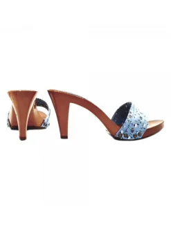 Kiara Shoes ZOCCOLI PRIMAVERA TACCO 9 Blu Online