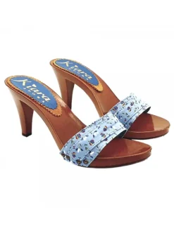 Kiara Shoes ZOCCOLI PRIMAVERA TACCO 9 Blu Online