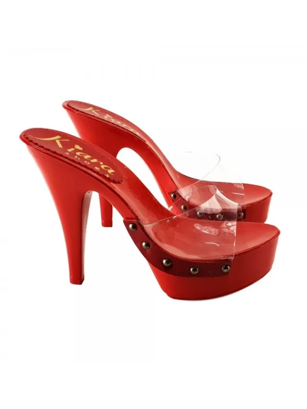 Kiara Shoes ZOCCOLI ROSSI CINDERELLA Rosso Online