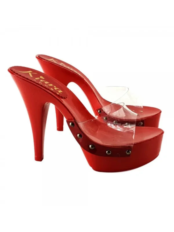 Kiara Shoes ZOCCOLI ROSSI CINDERELLA Rosso Online