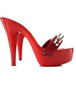 Kiara Shoes ZOCCOLI ROSSI CON PUNTE Rosso Discount