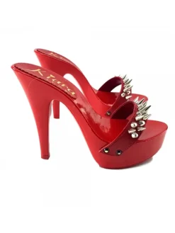Kiara Shoes ZOCCOLI ROSSI CON PUNTE Rosso Discount