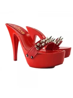 Kiara Shoes ZOCCOLI ROSSI CON PUNTE Rosso Discount