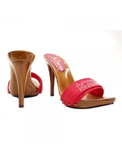 Kiara Shoes ZOCCOLI ROSSI PERSONALIZZATI Rosso Hot