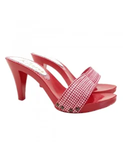 Kiara Shoes ZOCCOLI ROSSI STILE PIN-UP... Rosso