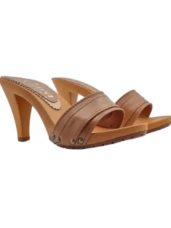 Kiara Shoes Zoccoli Semplici con doppia... Marrone Hot