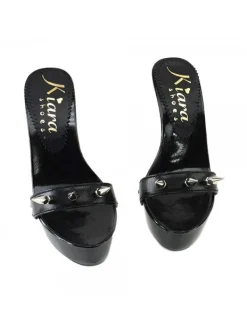 Kiara Shoes ZOCCOLI SEXY NERI CON PUNTE Nero Hot