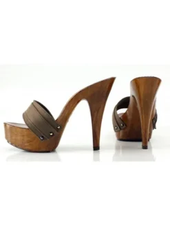 Kiara Shoes ZOCCOLI -K9101 TAU Taupe Outlet