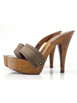 Kiara Shoes ZOCCOLI -K9101 TAU Taupe Outlet