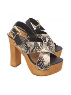 Kiara Shoes ZOCCOLI TOE SOLO 37 Beige Best