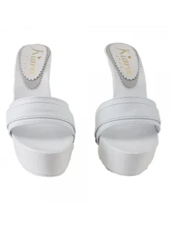 Kiara Shoes ZOCCOLI TUTTI BIANCHI BIANCO Online