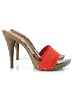 Kiara Shoes ZOCCOLI VARI COLORI tacco... Nero Clearance