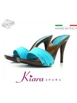 Kiara Shoes ZOCCOLI VARI COLORI tacco... Nero Clearance