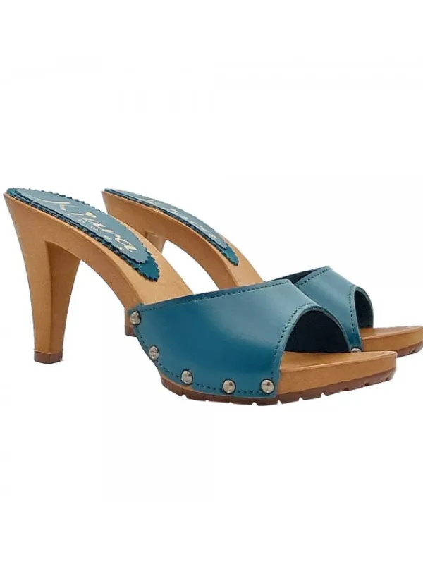 Kiara Shoes ZOCCOLI VERDE PETROLIO IN... VerdePetrolio Sale