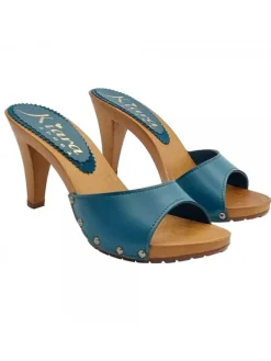 Kiara Shoes ZOCCOLI VERDE PETROLIO IN... VerdePetrolio Sale